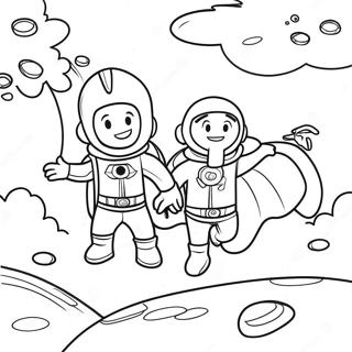 Superpages Adventure Coloring Page 13482-11073