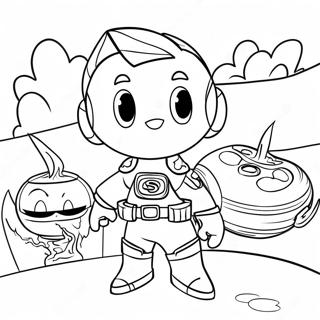 Superpages Adventure Coloring Page 13482-11075