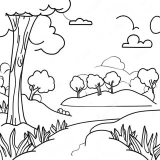 Melancholic Landscape Coloring Page 13492-11080