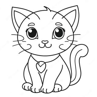 Chibi Cat Coloring Page 13511-11094