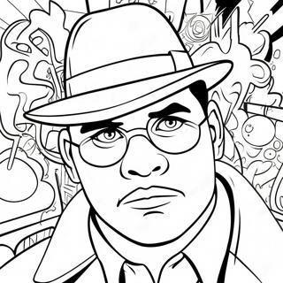 Gangster Graffiti Coloring Page 1351-1094