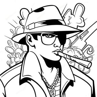 Gangster Graffiti Coloring Page 1351-1189