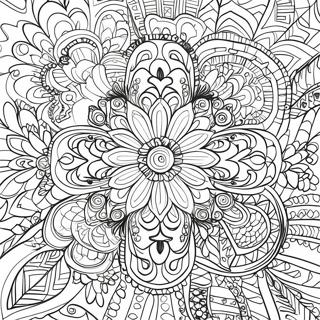 Kaleidoscope Coloring Pages