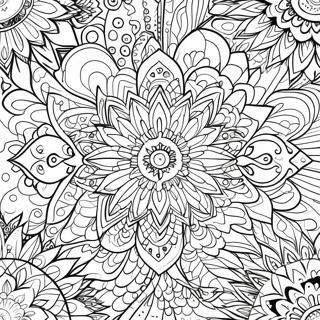 Kaleidoscope Patterns Coloring Page 13531-11106