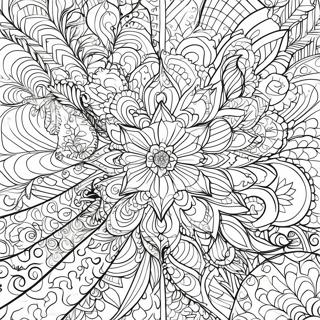 Kaleidoscope Patterns Coloring Page 13531-11108