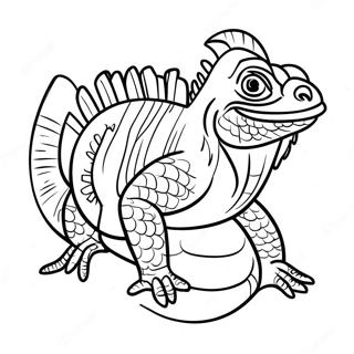 Iguana Coloring Page 13551-11128