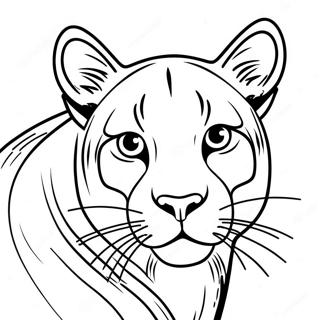 Cougar Coloring Page 13571-11154