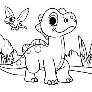 Dinosaur Train Coloring Pages