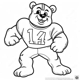 Michigan Wolverines Mascot Coloring Page 13612-11177