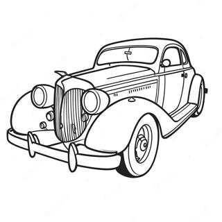 Classic Car Coloring Pages