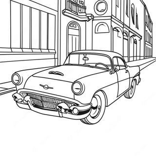 Classic Car Coloring Page 1361-1075