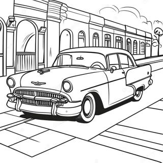 Classic Car Coloring Page 1361-1201