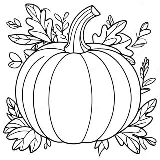 Fall Pumpkin Coloring Page 13651-11206