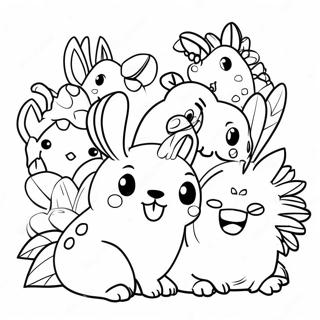 Colorful Banban Characters Coloring Page 13672-11224