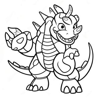 Drago Bakugan Coloring Page 1372-1086