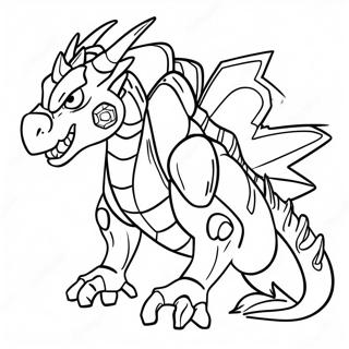 Drago Bakugan Coloring Page 1372-1087