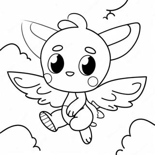 Charming Kwami Flying Coloring Page 13732-11270