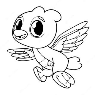 Charming Kwami Flying Coloring Page 13732-11271