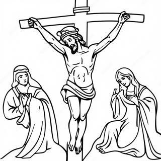 Good Friday Religious Coloring Page 13751-11288