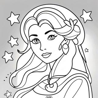 Mira With Sparkling Stars Coloring Page 13792-11323