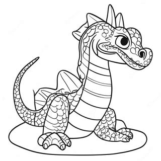 Water Dragon Coloring Pages