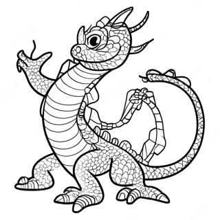 Water Dragon Coloring Page 13801-11327