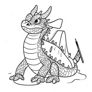 Water Dragon Coloring Page 13801-11328