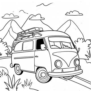 Road Trip Coloring Pages