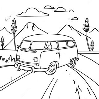 Road Trip Adventure Coloring Page 13811-11334