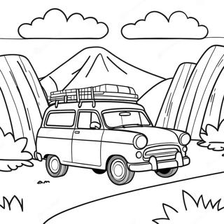 Road Trip Adventure Coloring Page 13811-11336