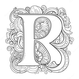 Letter P Coloring Page 1381-1216