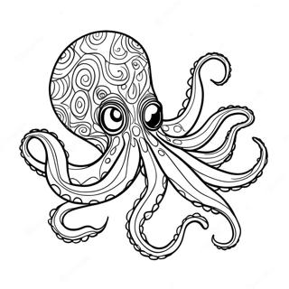 Octopus Coloring Pages