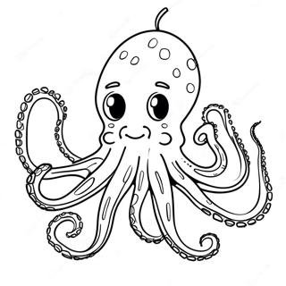 Octopus Coloring Page 1391-1220