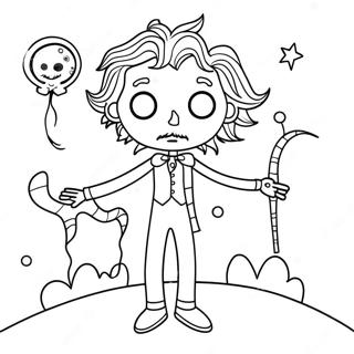 Tim Burton Coloring Page 13941-11442