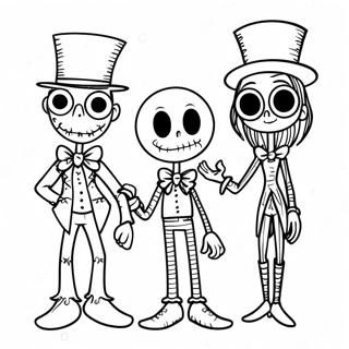 Tim Burton Coloring Pages