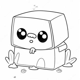 Boxy Boo Coloring Pages