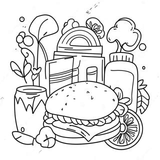 Vsco Preppy Aesthetic Coloring Page 13981-11475