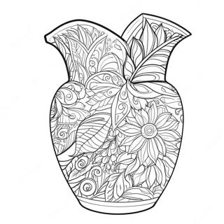 Vase Coloring Page 13991-11479