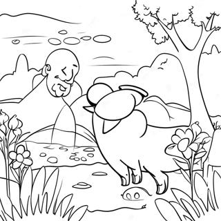 Psalm 23 Coloring Pages