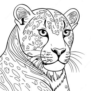 Leopard Coloring Page 1401-1230