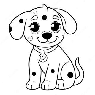 Dalmatian Puppy Coloring Page 14041-11514