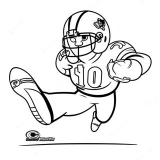 Cheerful Nfl Mascots Coloring Page 14052-11528