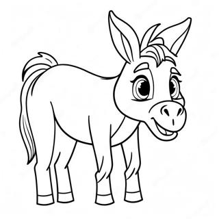 Donkey Coloring Page 14061-11532