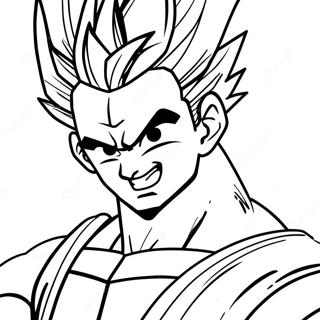 Gohan Beast Transformation Coloring Page 14101-11564