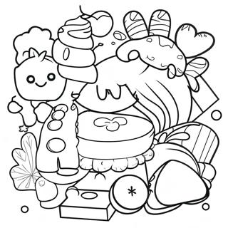 Collage Coloring Pages