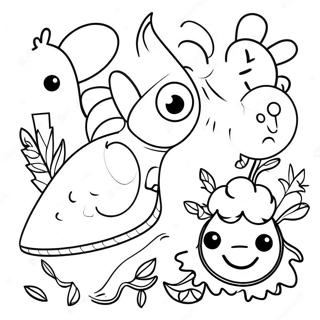 Collage Coloring Page For Kids 14111-11575