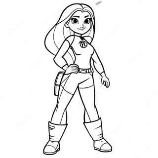 Kim Possible Coloring Page 14131-11591