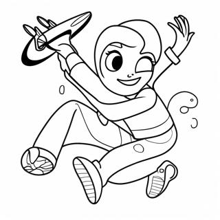 Kim Possible In Action Coloring Page 14132-11587