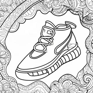 Yeezy Shoe Coloring Pages