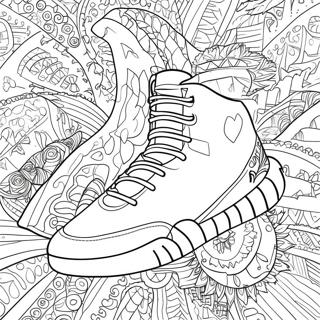 Yeezy Shoe Coloring Pages